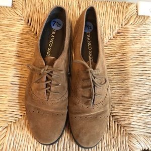 Franco Sarto - NWB Transit Mohair Suede Oxfords